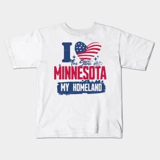 Minnesota my homeland Kids T-Shirt